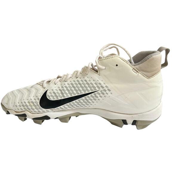 Nike Alpha Menace 2 Shark Football Cleats White Size 11.5 AQ7653-100 - Picture 13 of 13